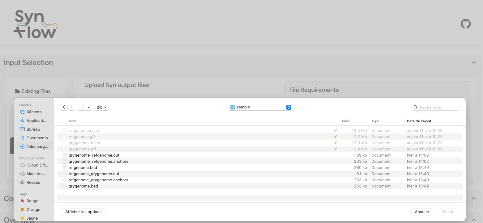Upload file